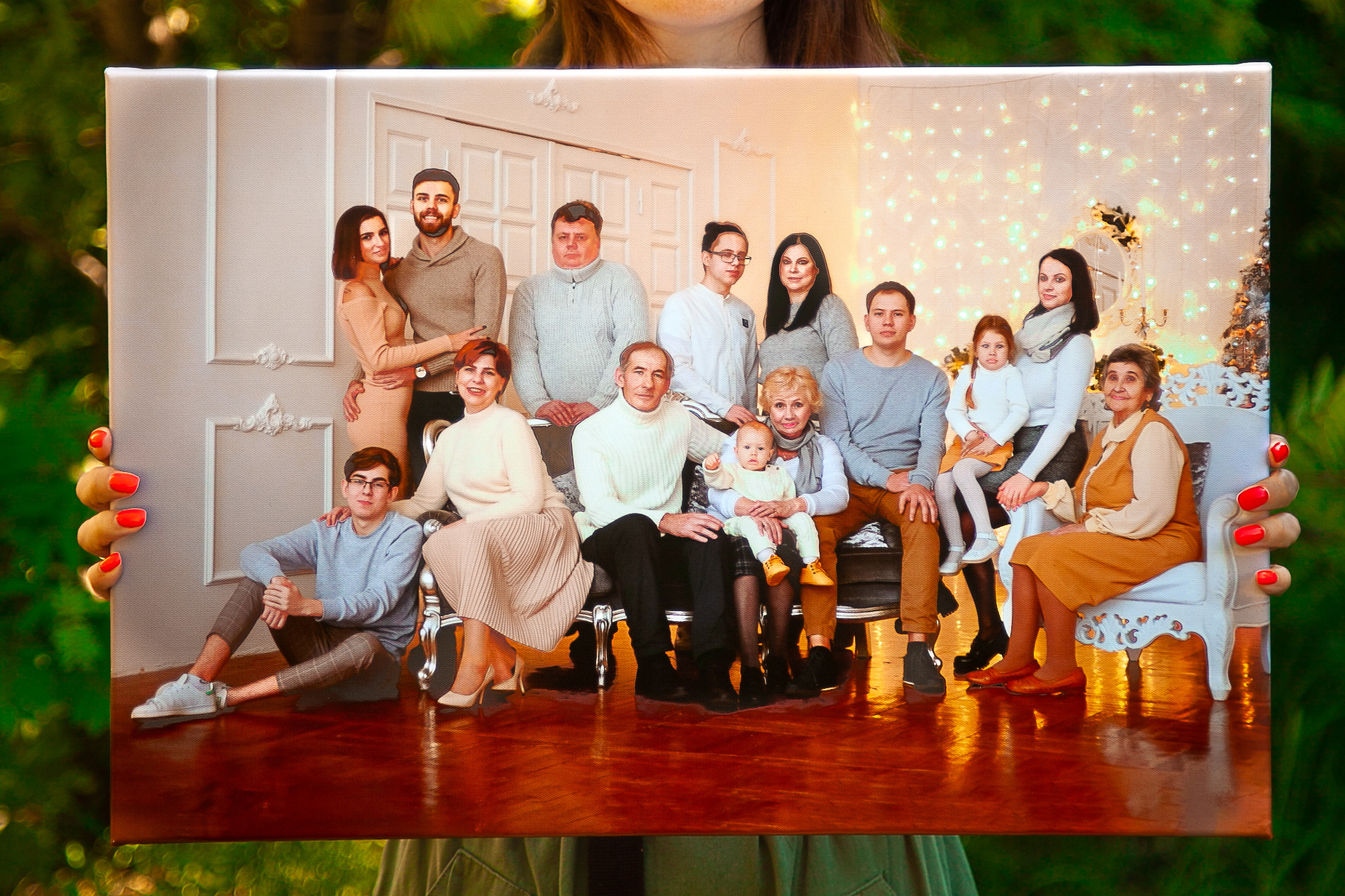 Фото на холсте с подрамником